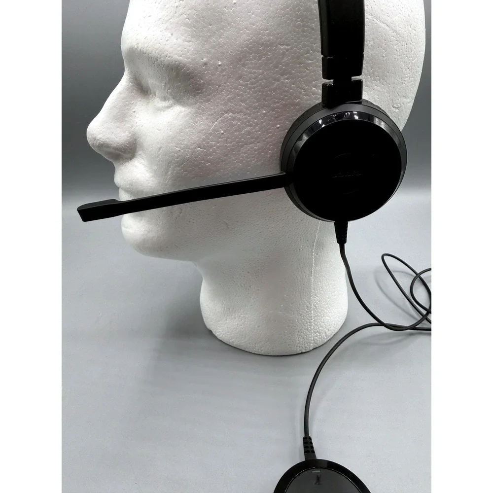 Jabra Evolve 40 Wired Stereo Headset Microsoft Teams USB 3.5mm ENC060 Black